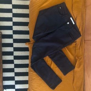 Joes Jeans black cigarette ankle straight leg mid rise jeans 27